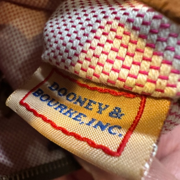 Dooney & Bourke NWOT satchel.  Classic Dooney style with leather handle/trim. - Picture 8 of 11